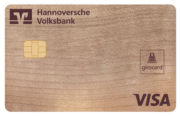 Girocard aus Holz
