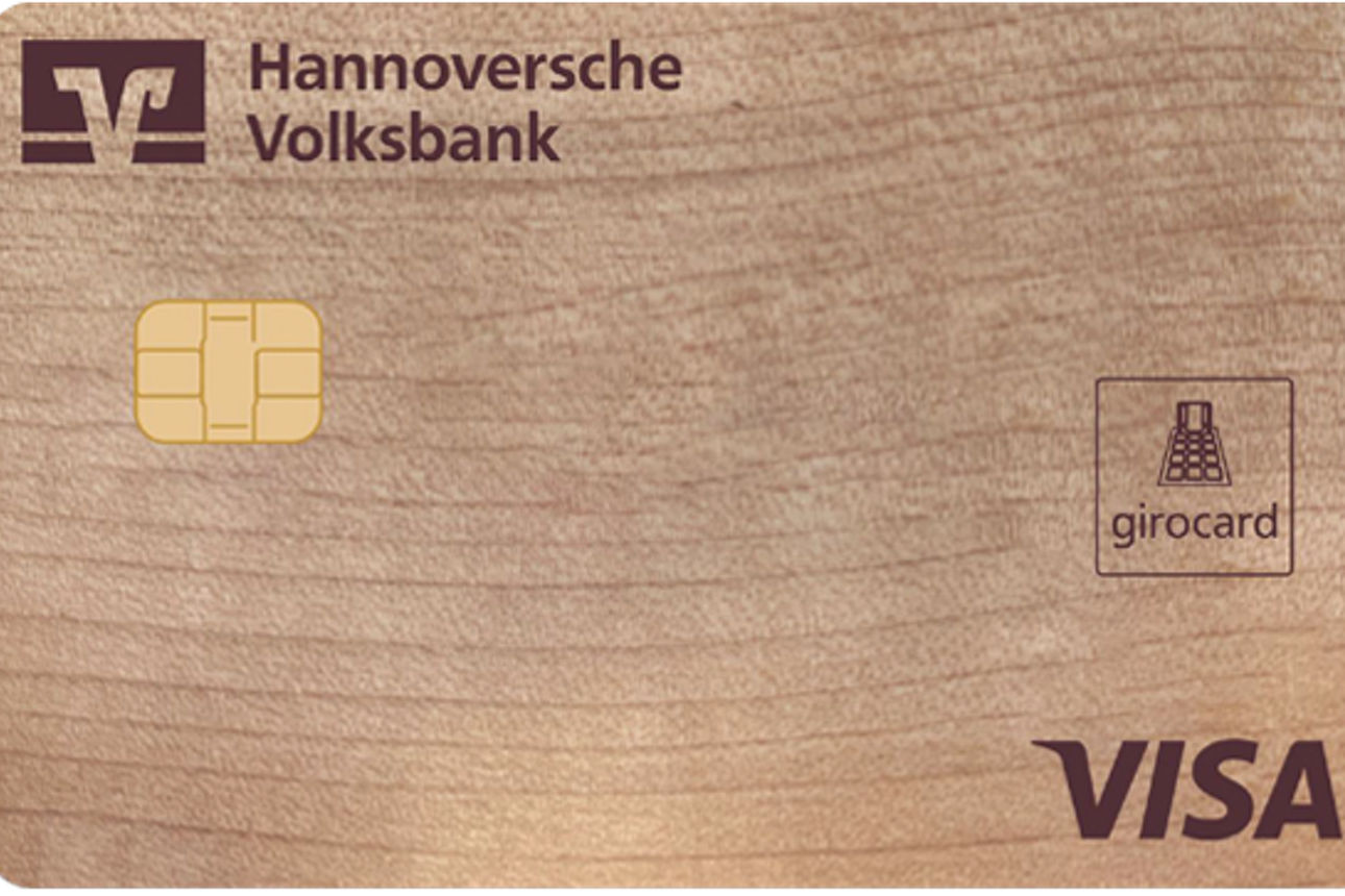 Girocard aus Holz