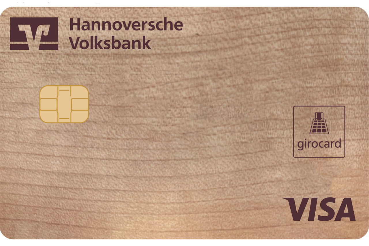Girocard aus Holz