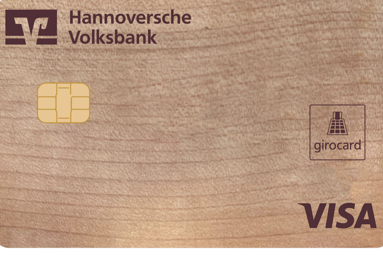 Girocard aus Holz