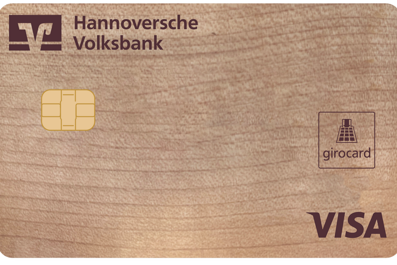Girocard aus Holz