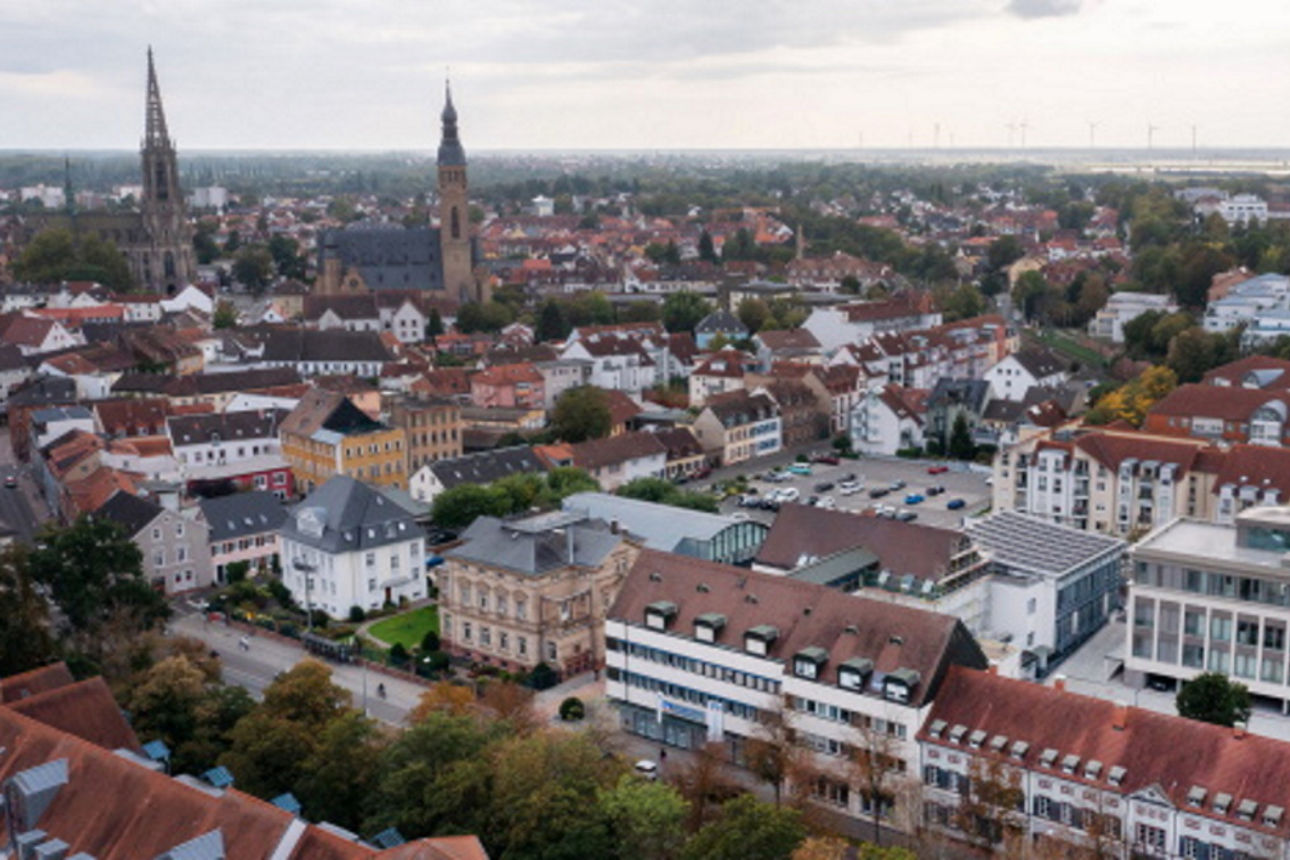 Luftaufnahme von Speyer