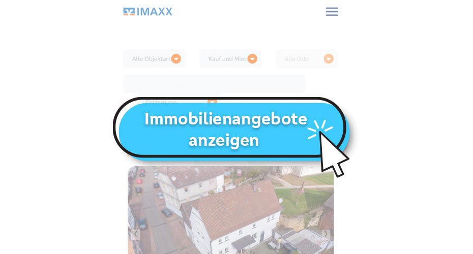 Ein Mauszeiger klickt den Button an