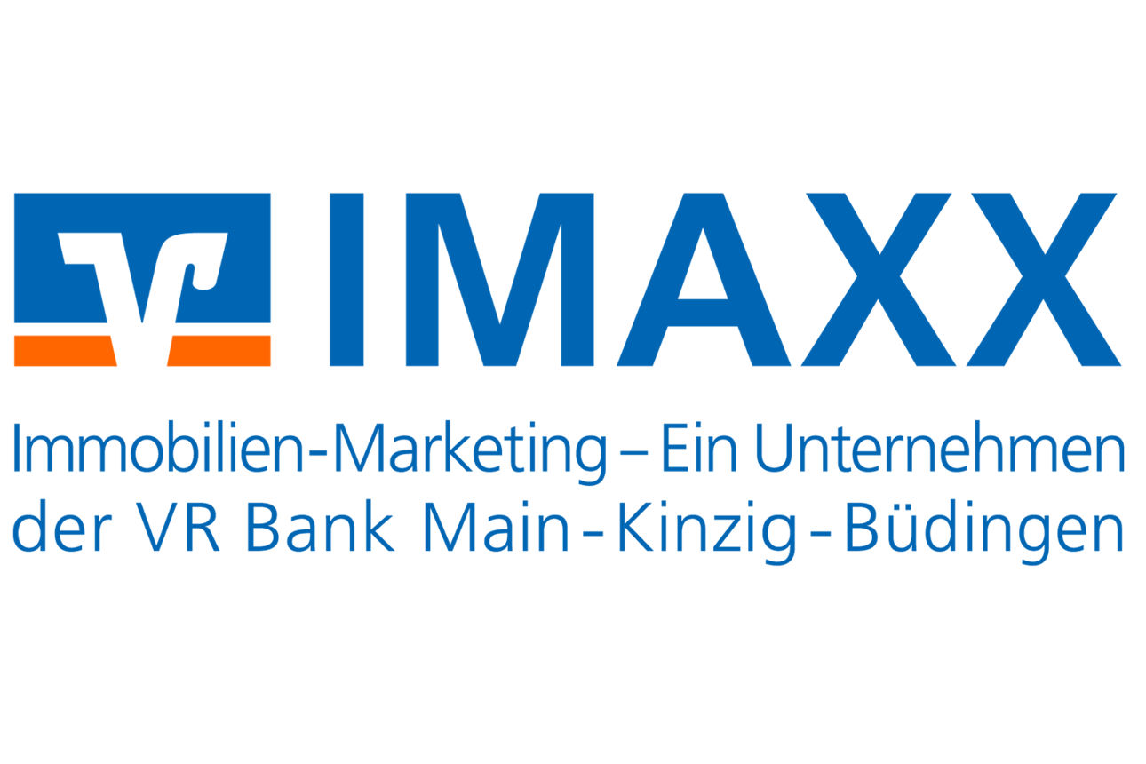 Logo der IMAXX Immobilien-Marketing - Ein Unternehmen der VR Bank Main-Kinzig-Büdingnen eG