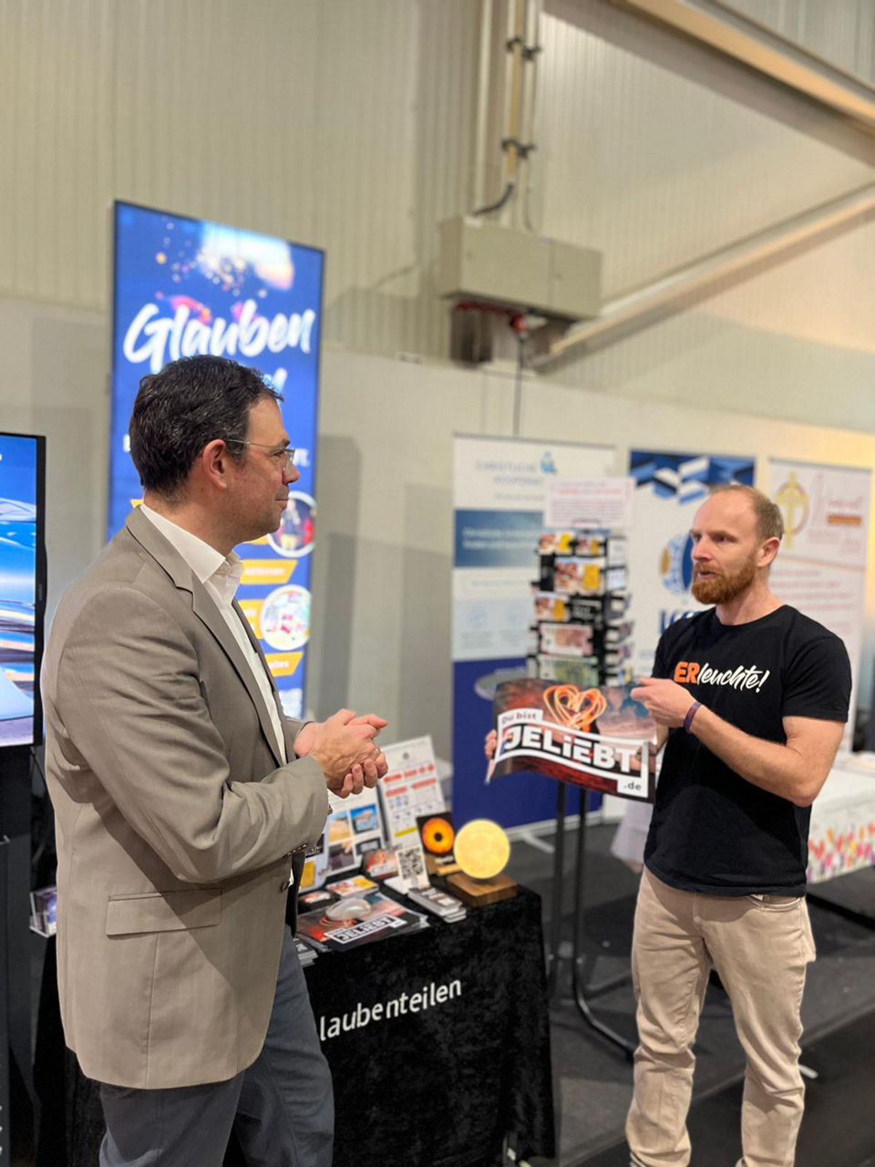 Die Bank im Interview auf der Messe