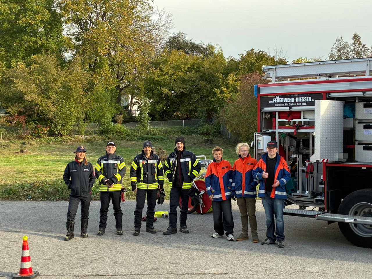 Danke auch an die Freiwillige Feuerwehr Dießen für euren Besuch