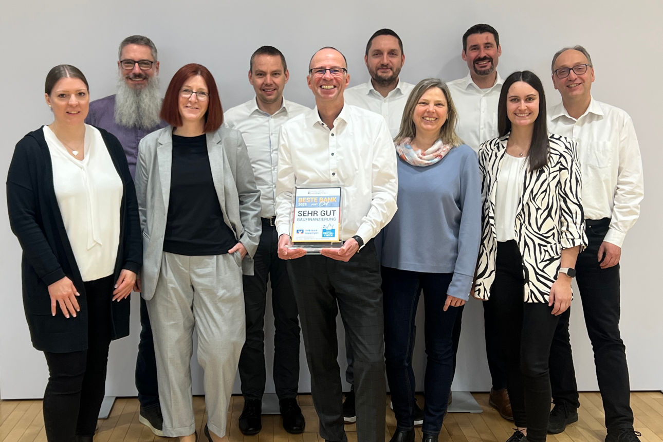 Das Baufinanzierungsteam der Volksbank Göppingen