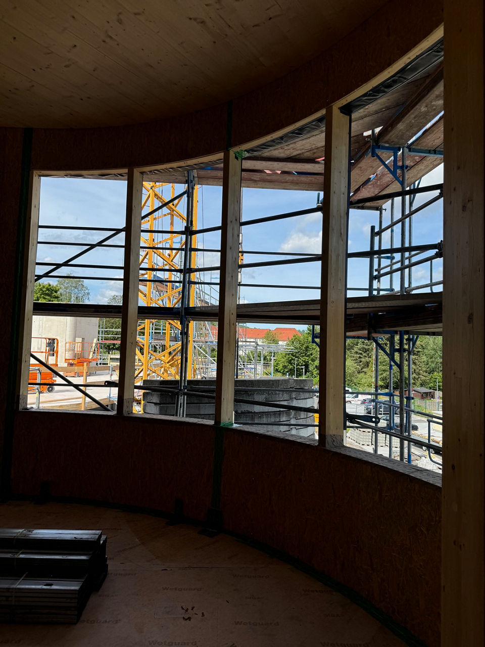 Ansicht von innen ohne Fenster