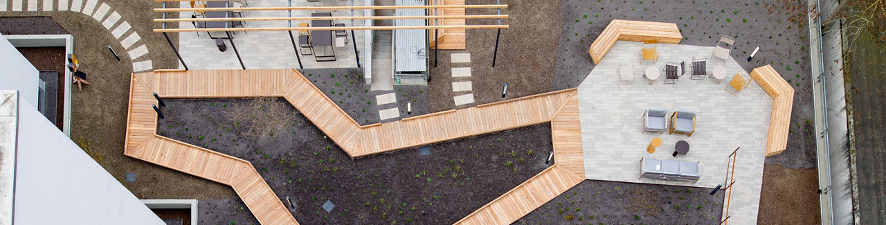 Neuer Dachgarten der VR Bank Rhein-Neckar in Mannheim