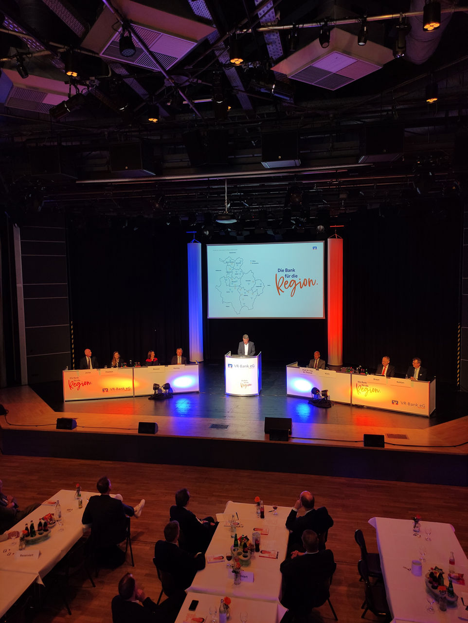 Vorstandsmitglied Christof Klein auf der Vertreterversammlung 