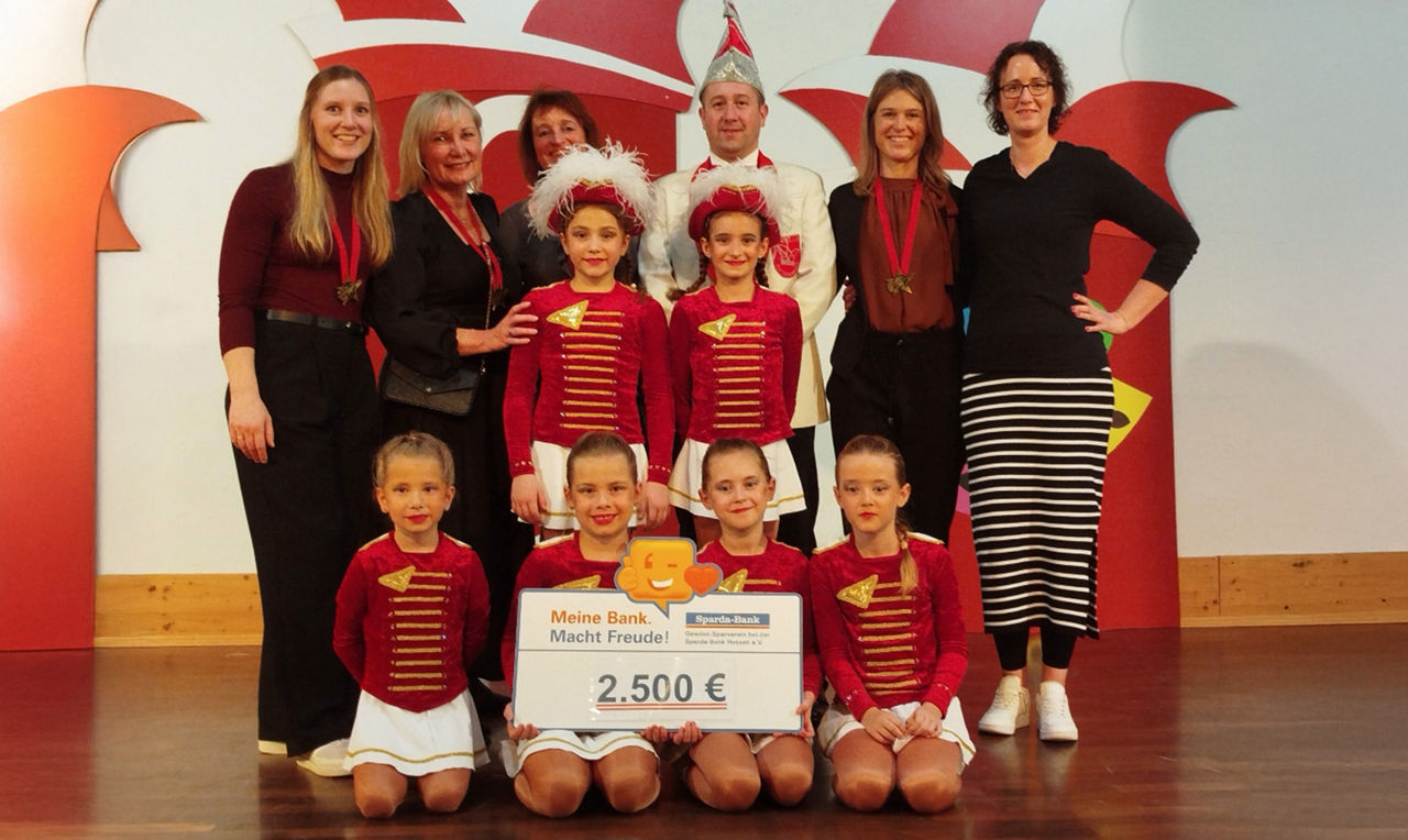 Spendenübergabe an Carneval-Club 1977 Ruttershausen e.V.