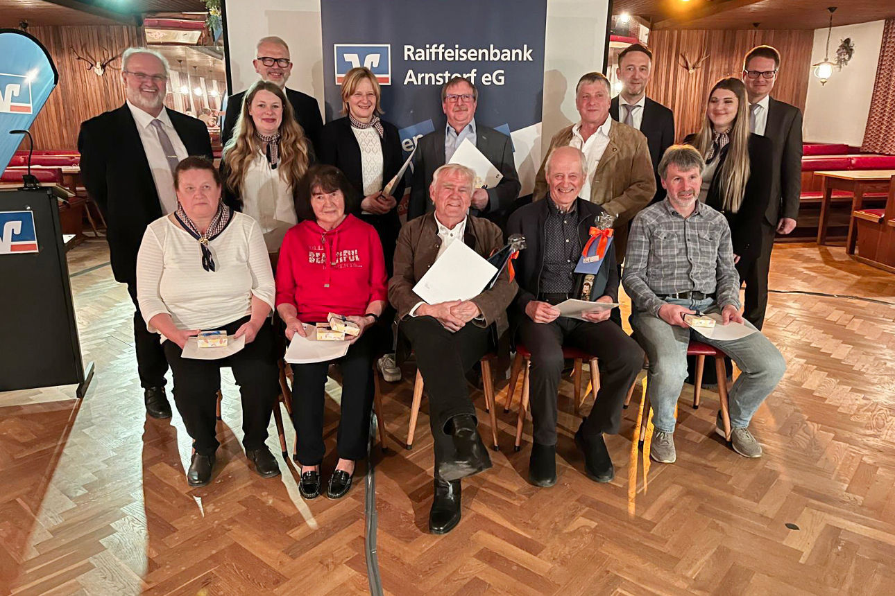 Ehrung der langjährigen Mitglieder