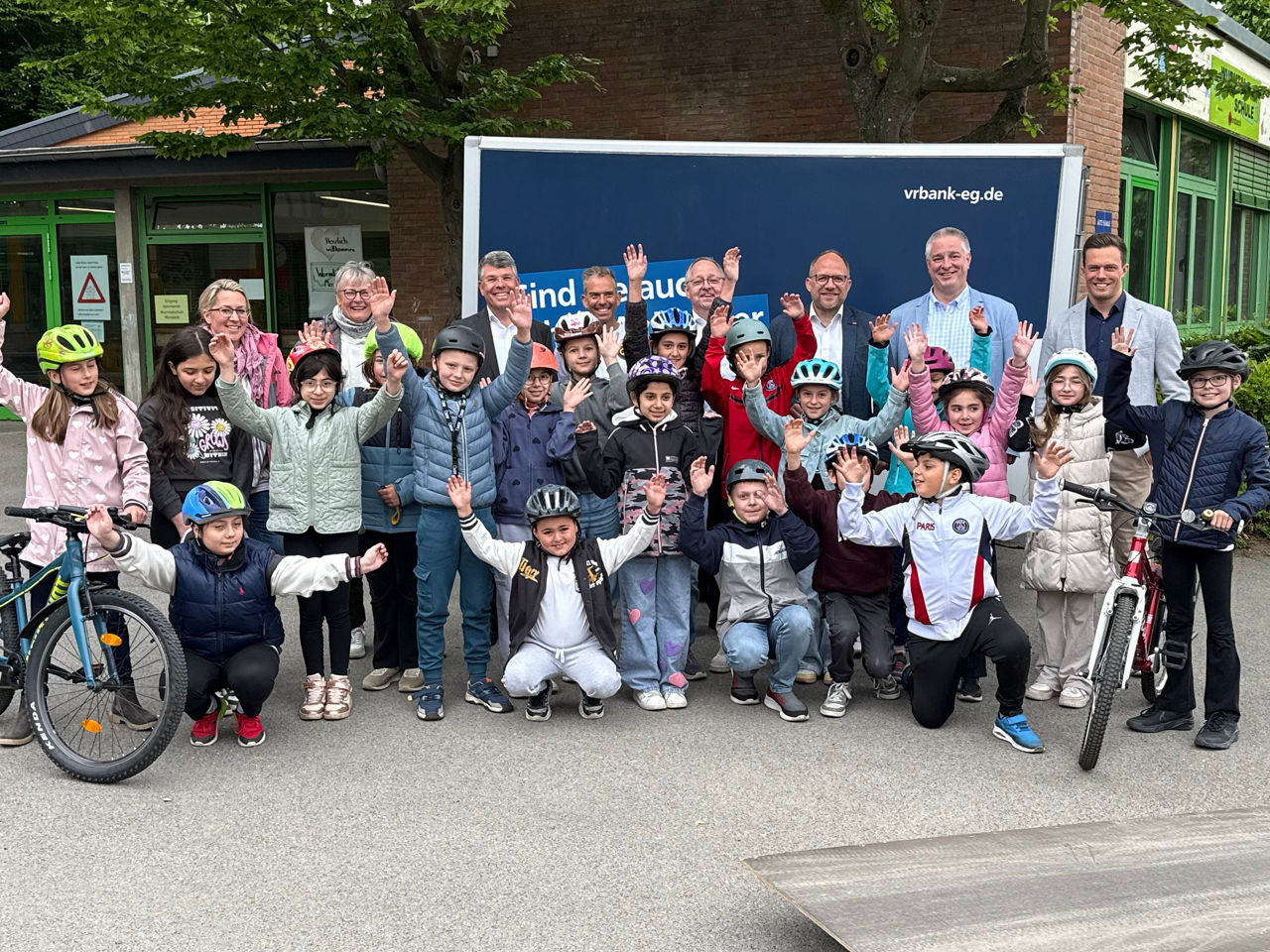 Projekttag 'Rad macht Schule' an der Wurmtalschule in Würselen 