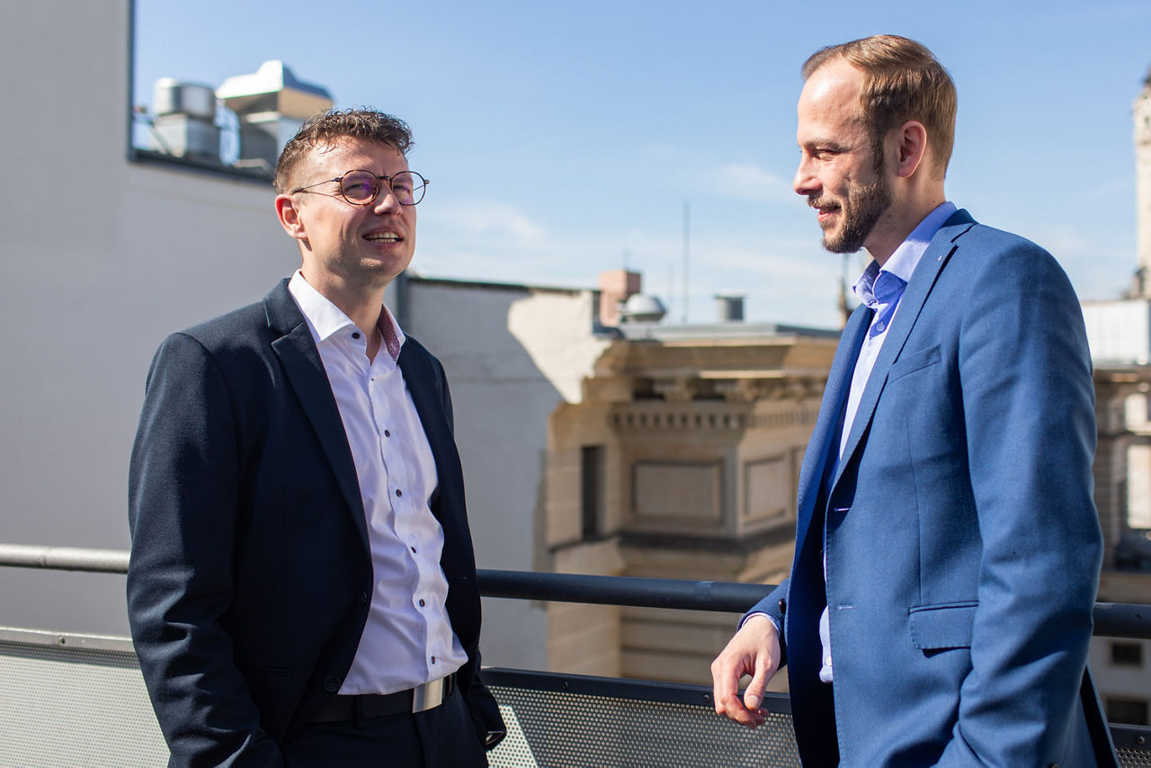 Tom Reiche und Benjamin Fleischer