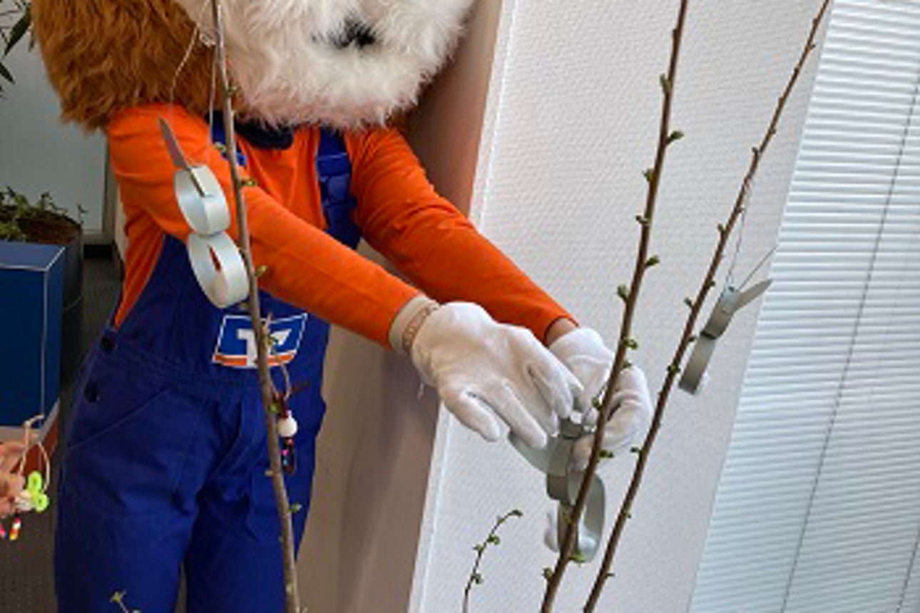 Ostereiertausch mit den Kindergärten