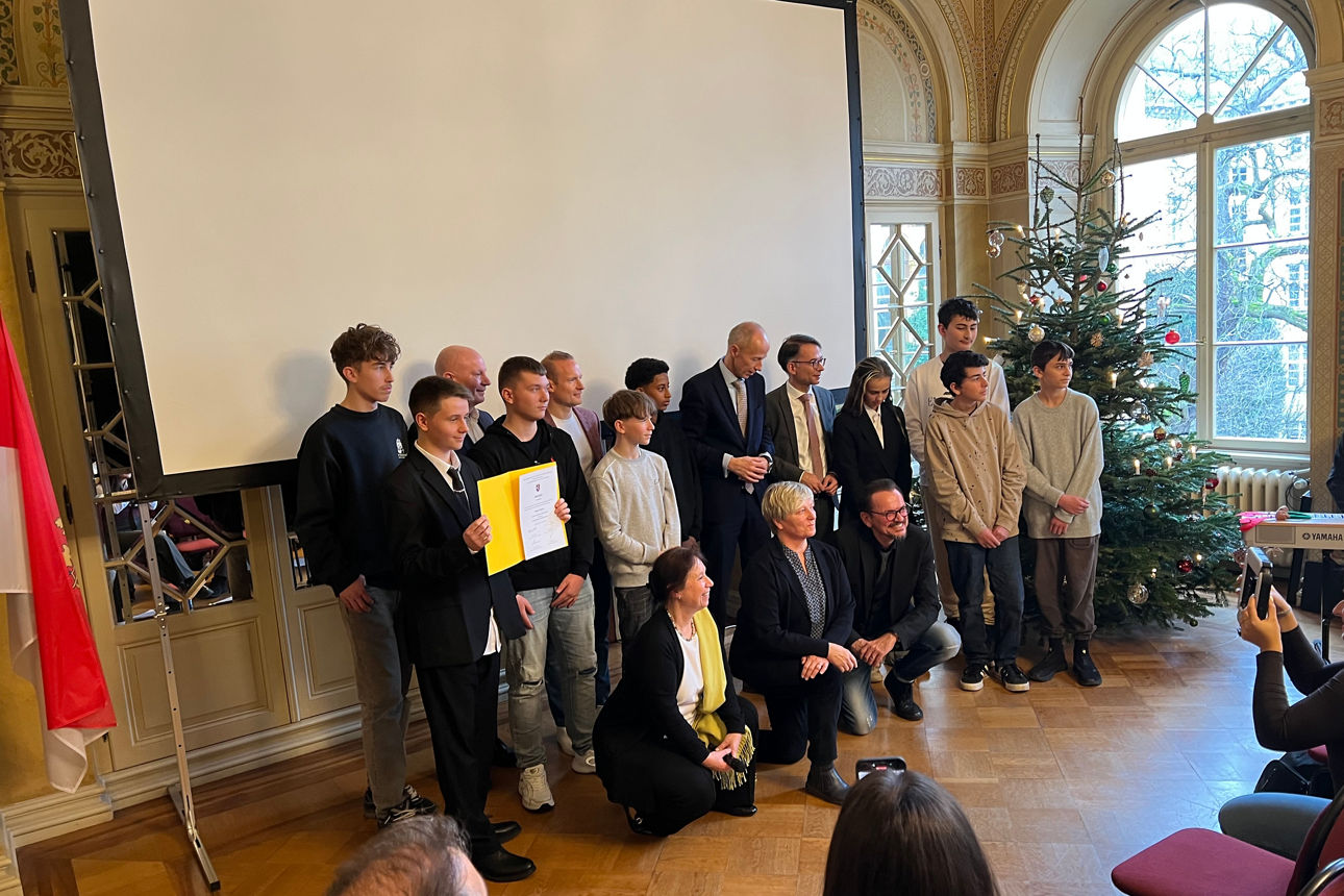 Preisverleihung Schülerwettbewerb Demokratie