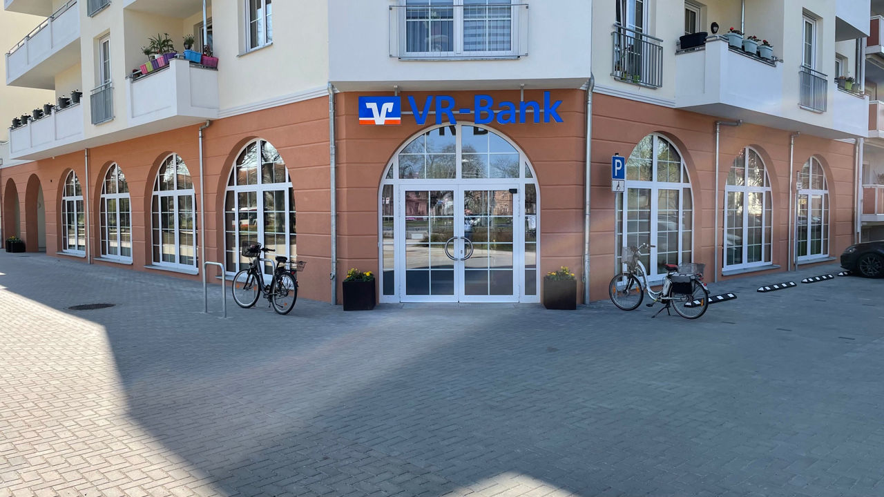Bild vom Gebäude der Filiale VR-Bank Uckermark-Randow eG Schwedt