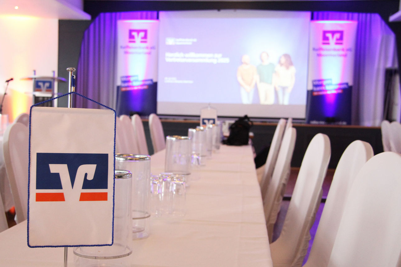 Blick auf die Leinwand