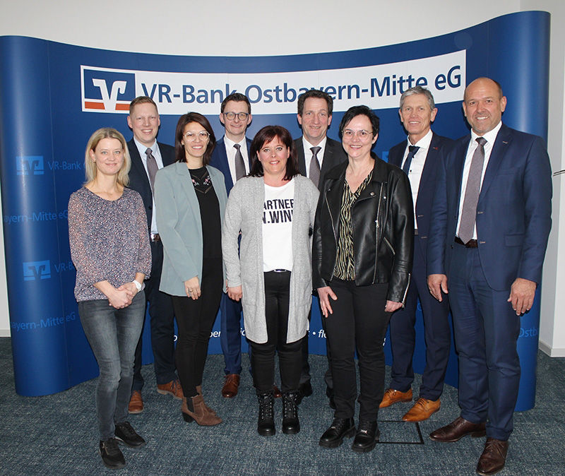 Ehrung der neun Jubilare