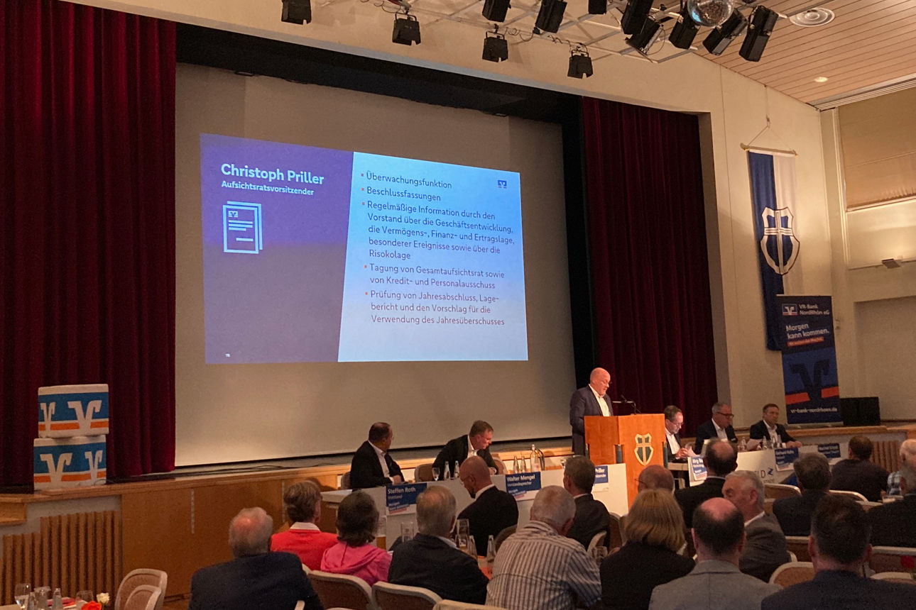 Die Vertreterversammlung kommt zusammen