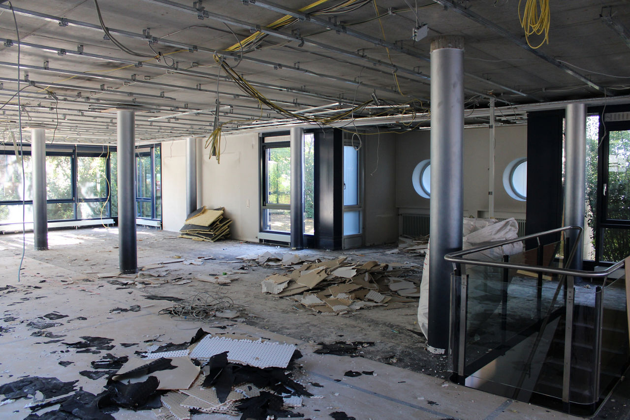 Abbruch Beraterzimmer