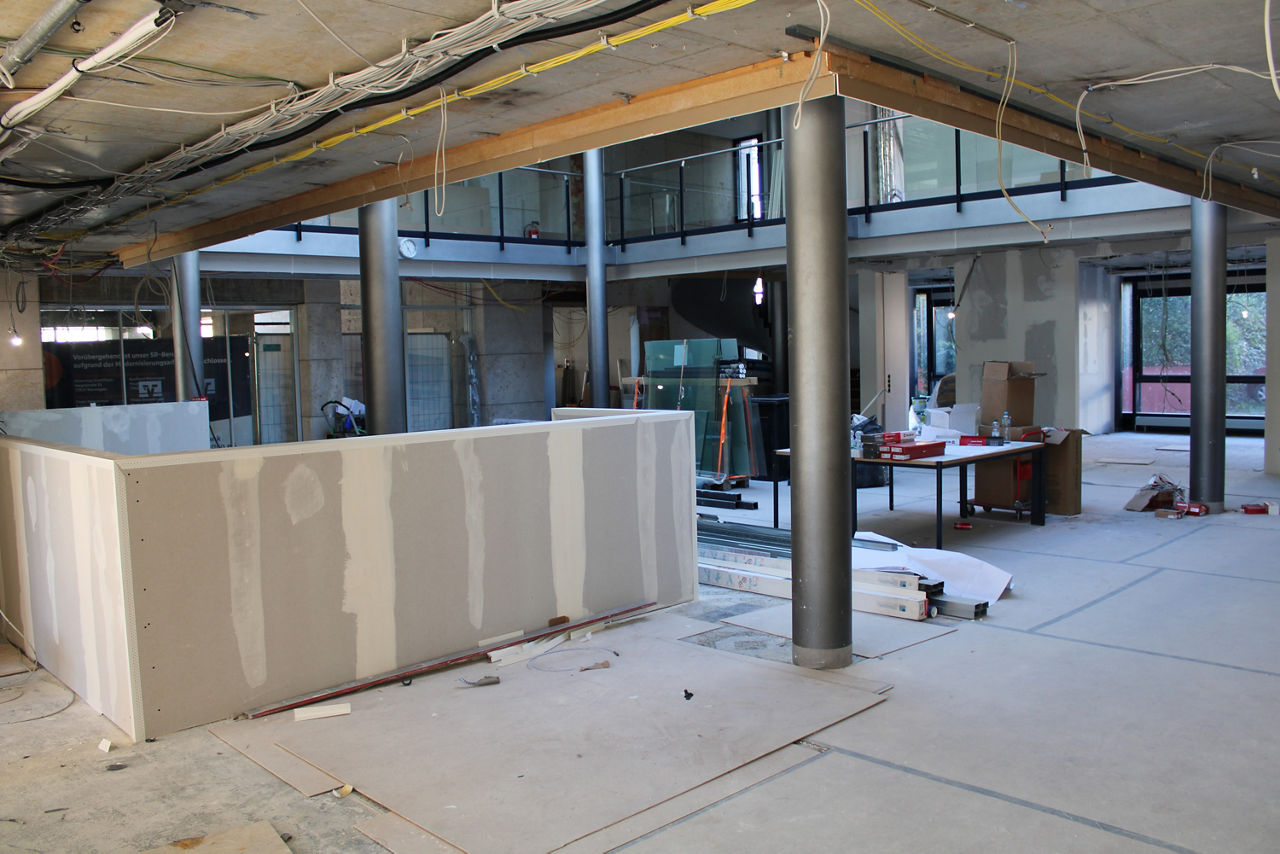 Neue Theke Blick zum Eingang