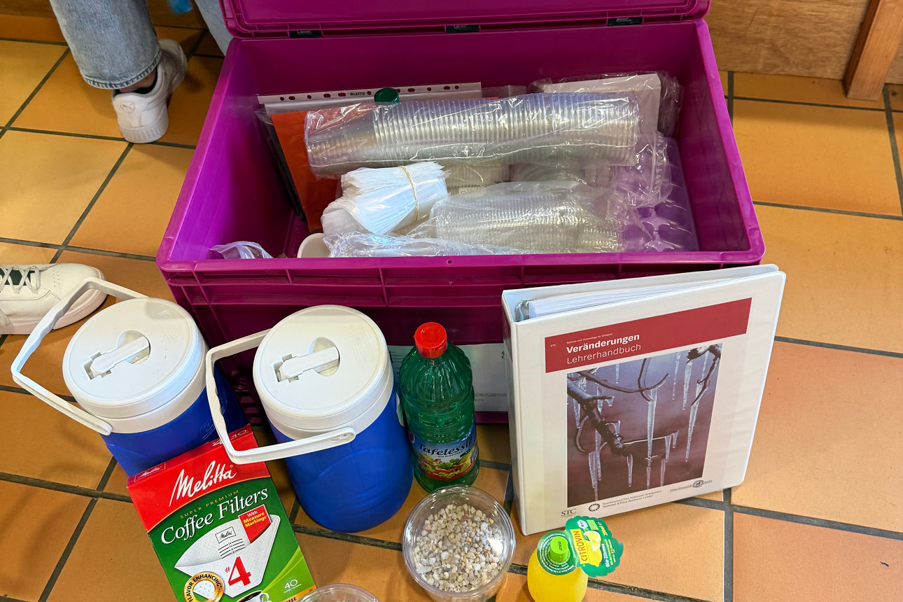 Experimentierkiste für die Kinder