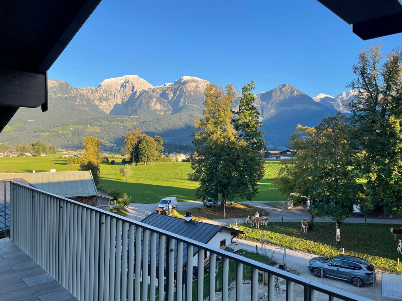 Bergblick von der Wohnung