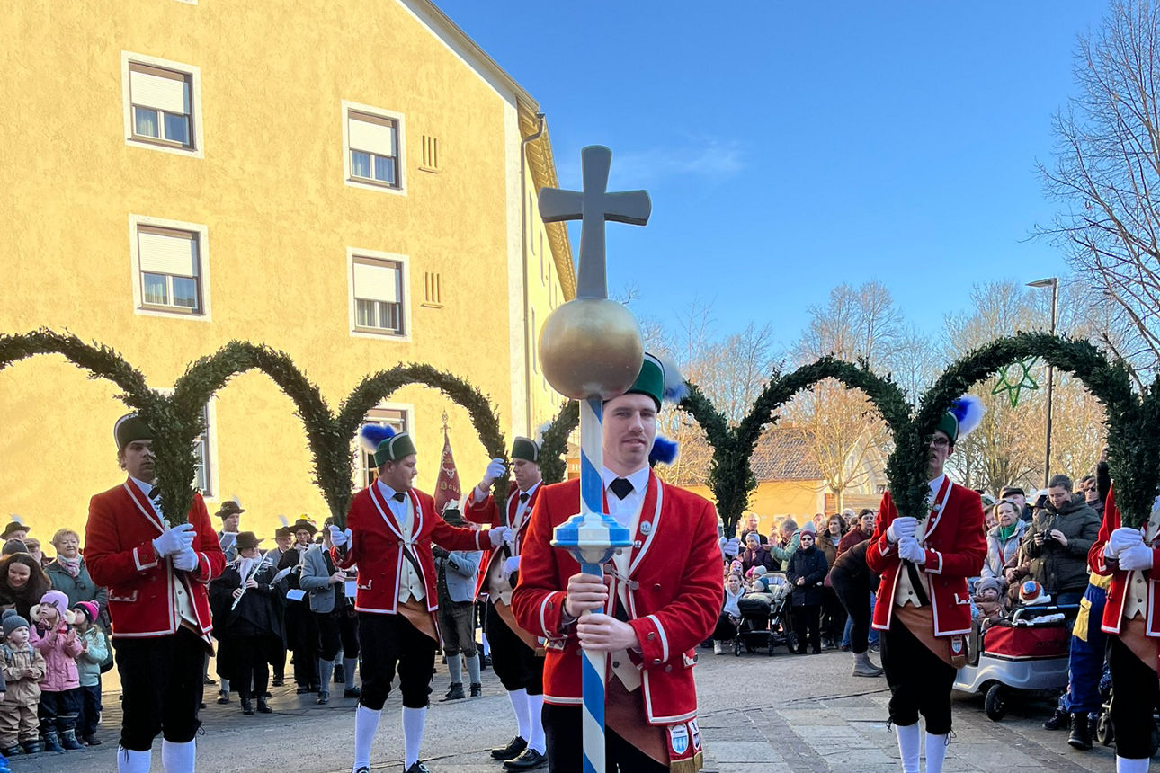 Schäffler beim Tanz