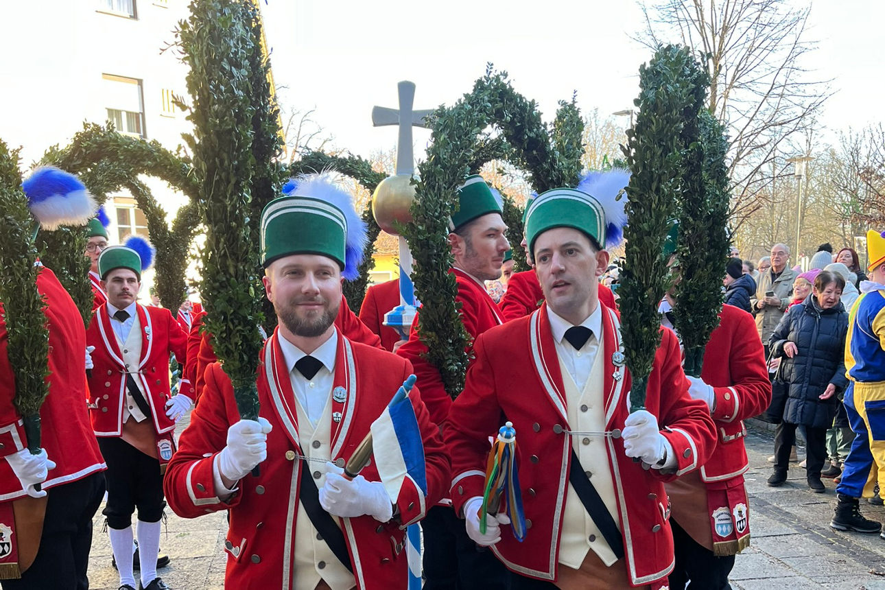 Schäffler beim Tanz