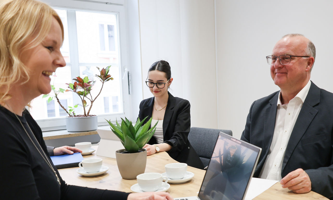 Mitarbeiter der VR-Bank