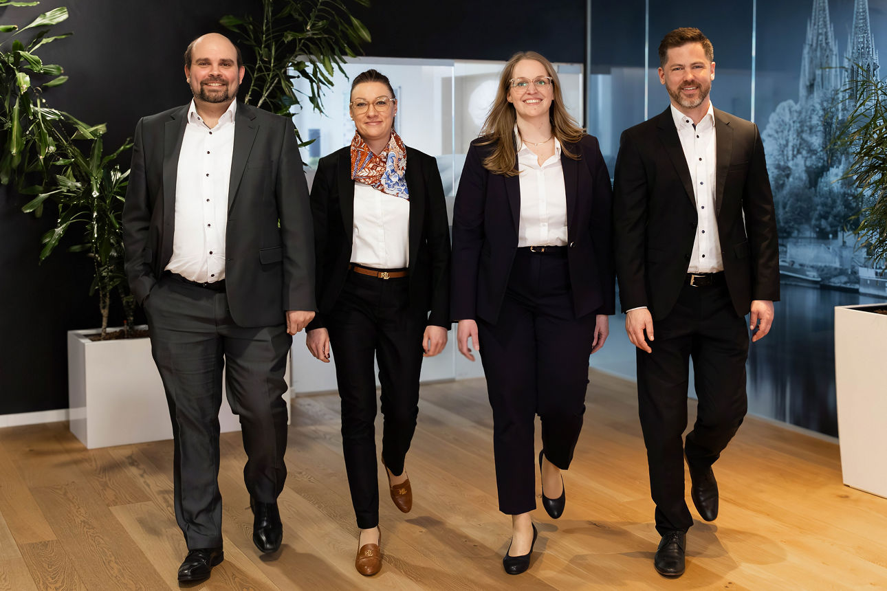 erweiterete Geschäftsführung der VR Bank Niederbayern-Oberpfalz eG