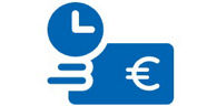 Icon schnelle Auszahlung