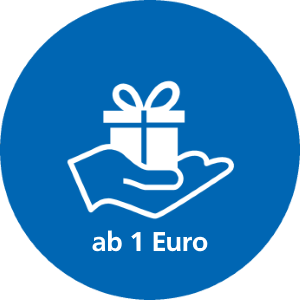 Icon „Spenden ab 1 Euro“