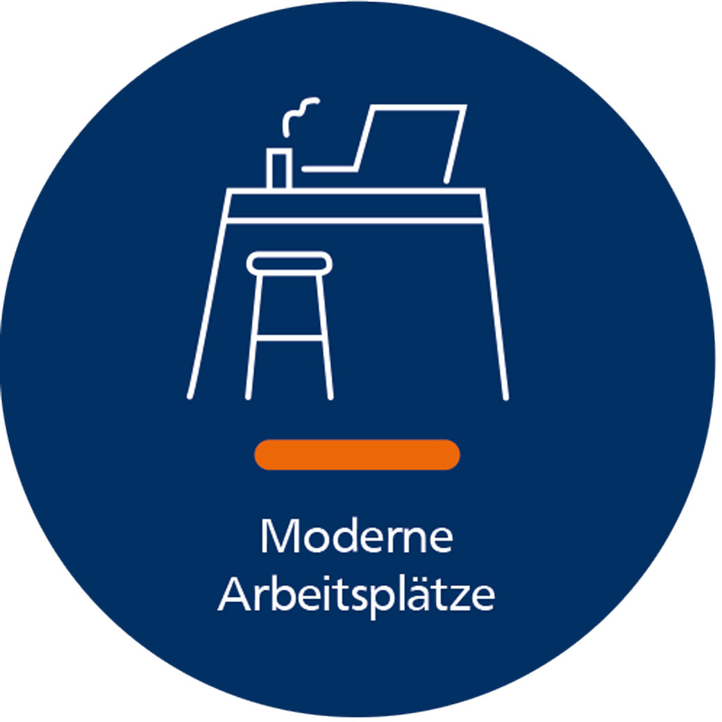 Moderne Arbeitsplätze