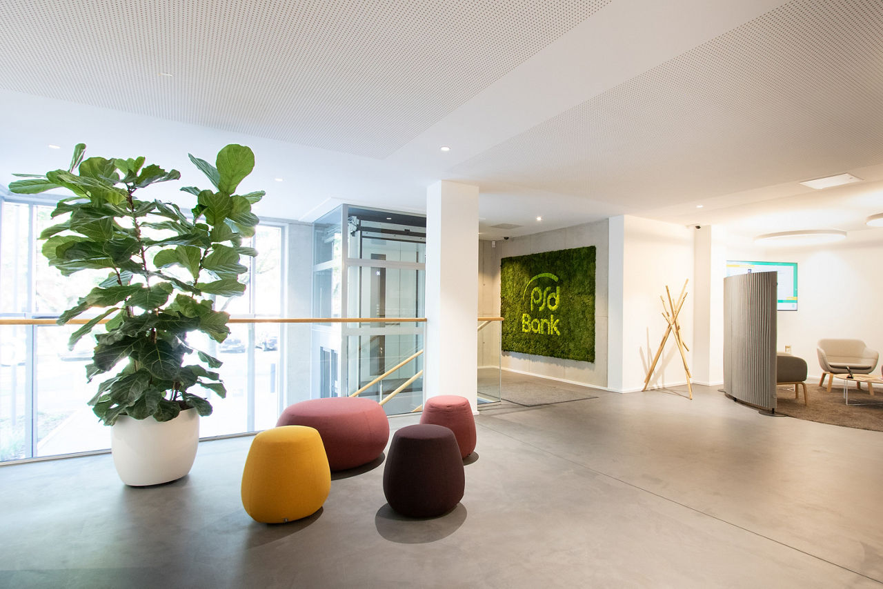 Eingangsbereich PSD Bank Hannover eG