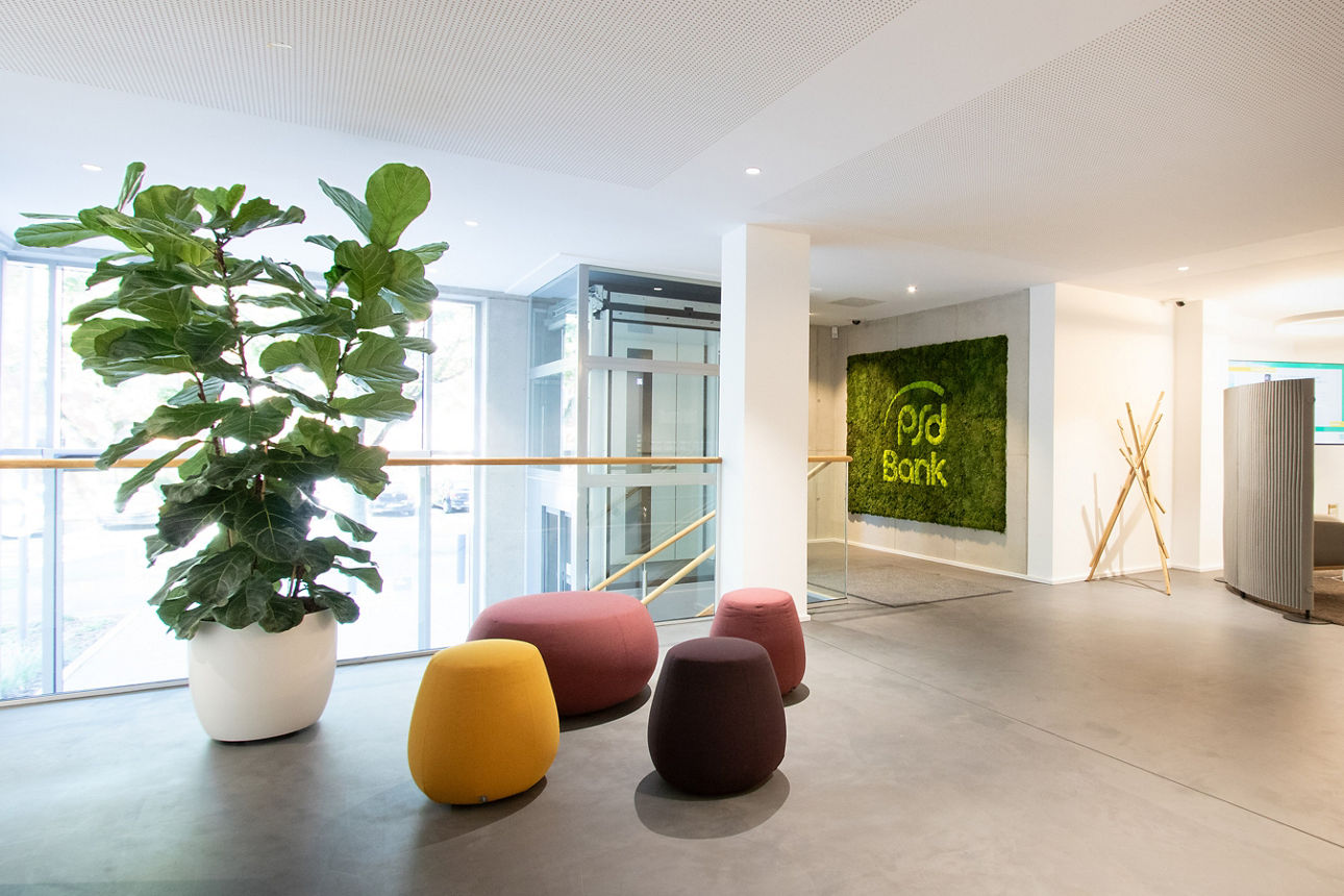 Eingangsbereich PSD Bank Hannover eG