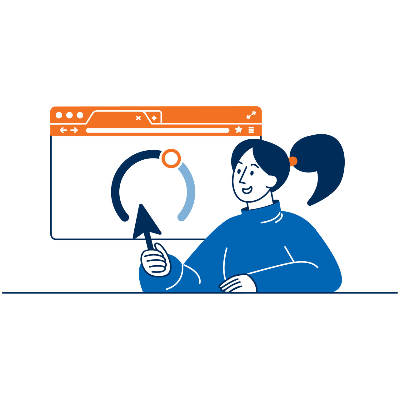 Frau mit Katze am Handy