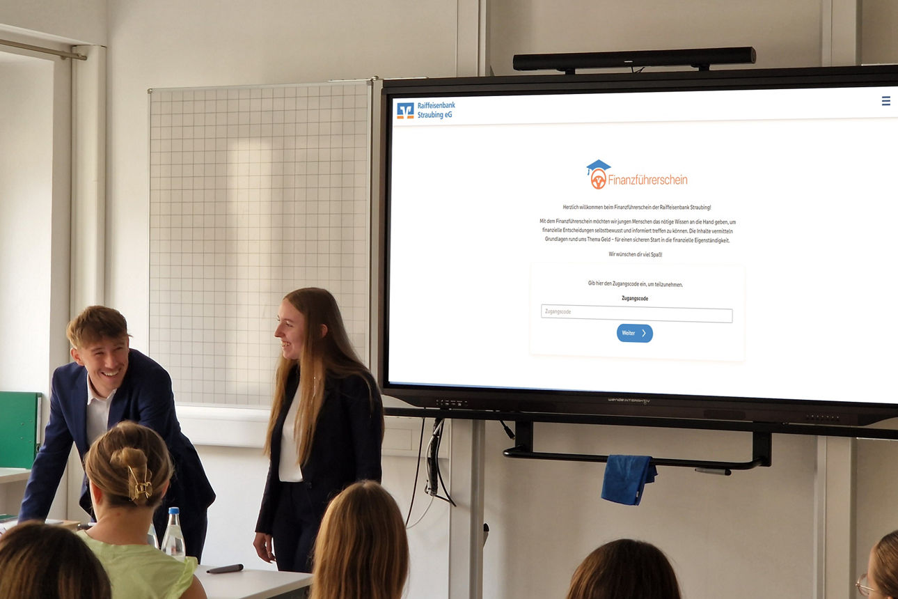 Vortrag im Klassenzimmer