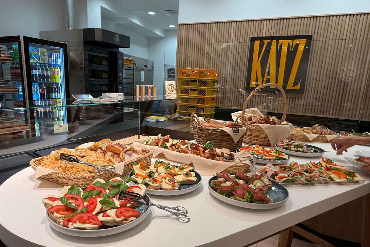 Catering bei einem Vortrag in ArsenalZWEI