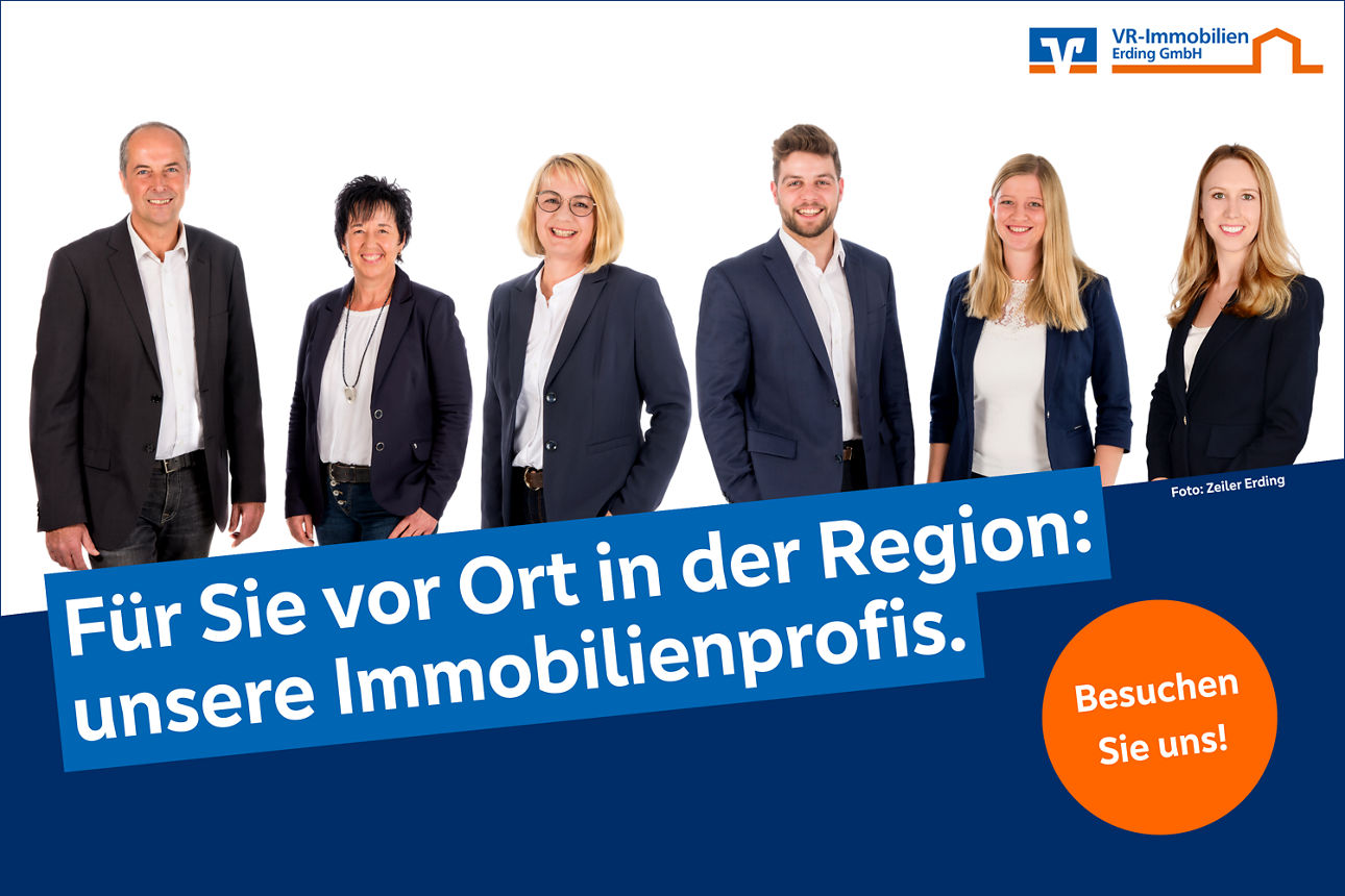 Team der VR-Immobilien Erding GmbH