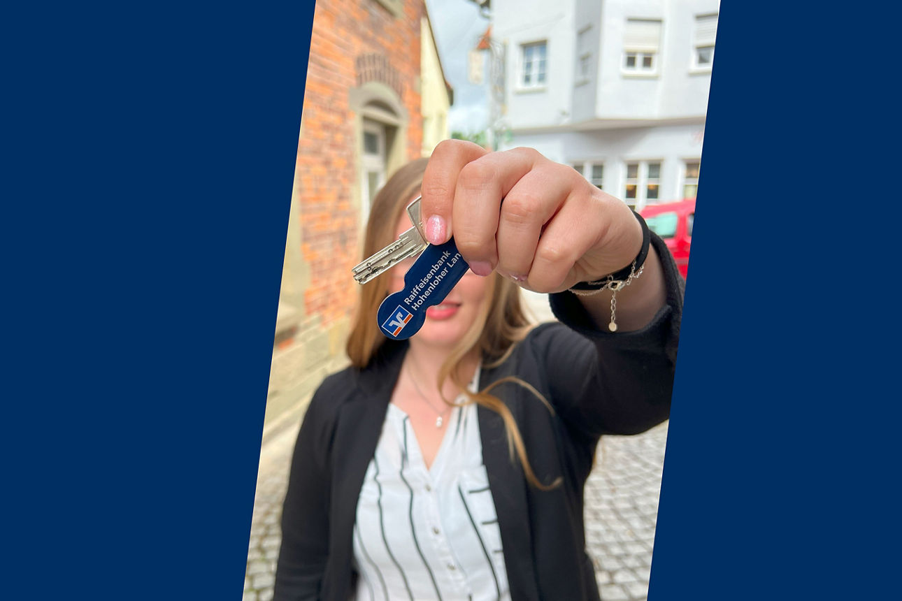 Schlüssel in der Hand