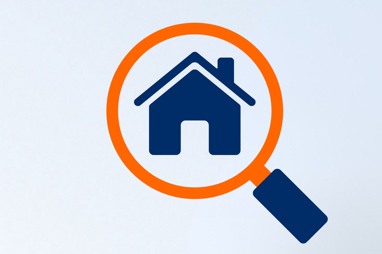 Immobilienvermittlung - Lupe