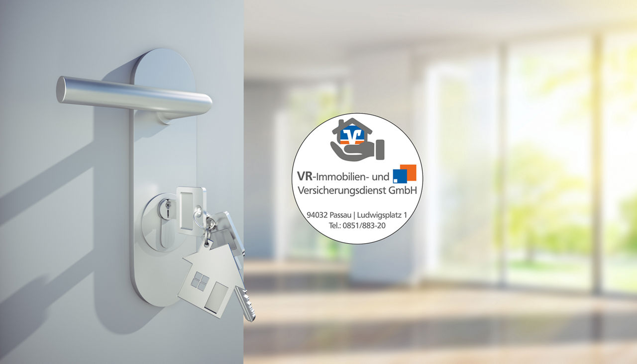 Schlüssel in die neue Wohnung