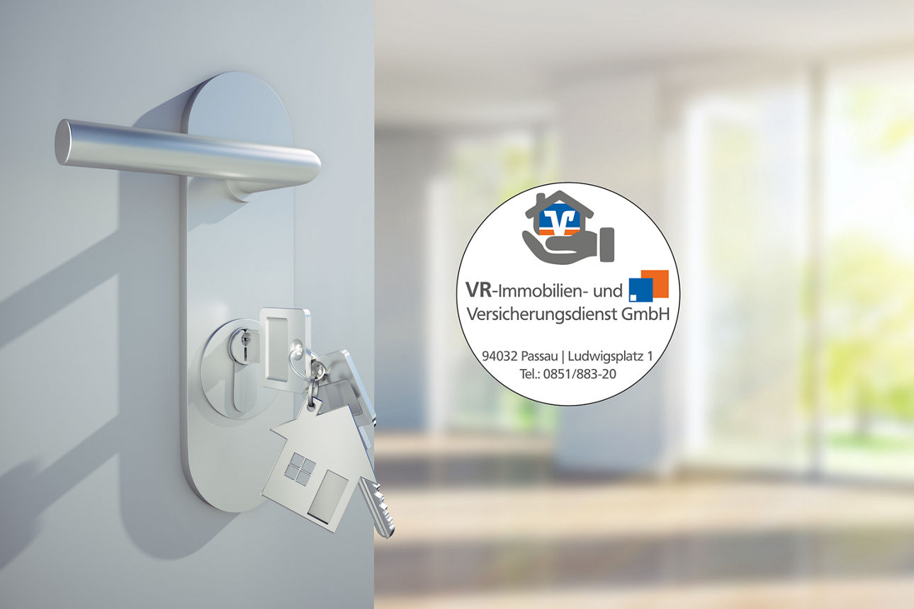 Schlüssel in die neue Wohnung
