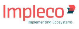 Impleco Logo - rot/grau
