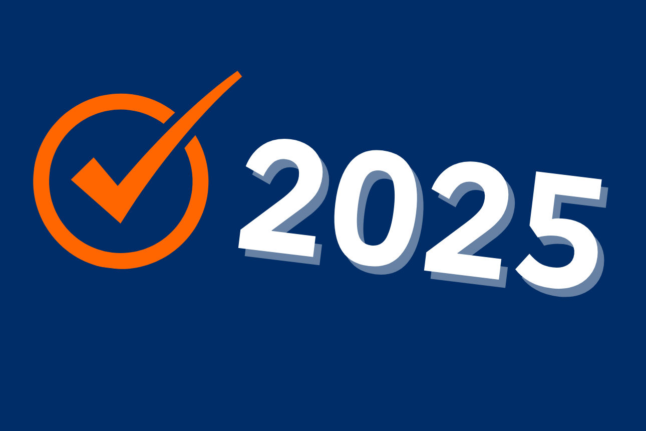 Eine Checkbox für das Jahr 2025