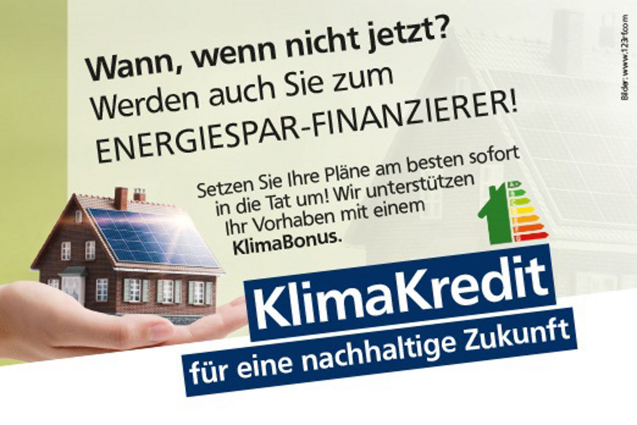KlimaKredit - für eine nachhaltige Zukunft