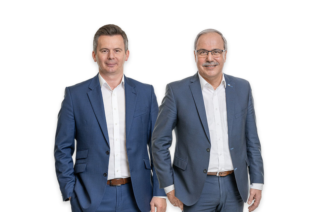 von links: Harald Braun (Vorstand), Dieter Karle (Vorstandsvorsitzender)