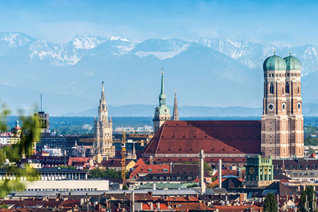 München Ausblick auf Frauenkirche